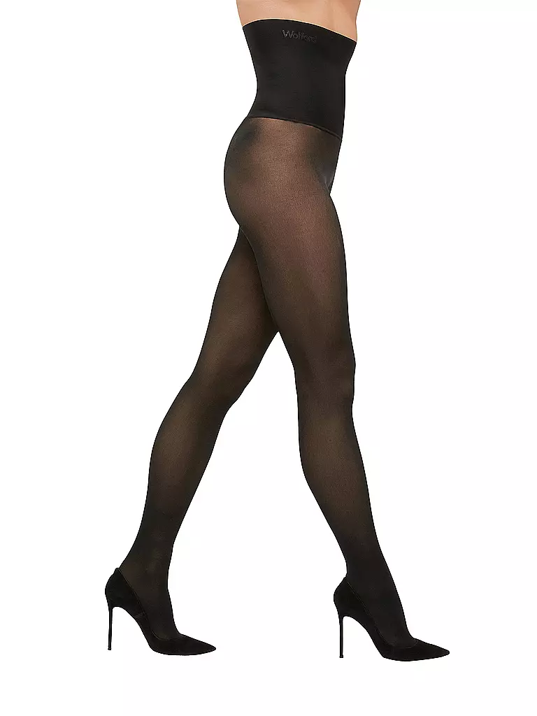 WOLFORD High Waist Strumpfhose FATAL 50 black schwarz